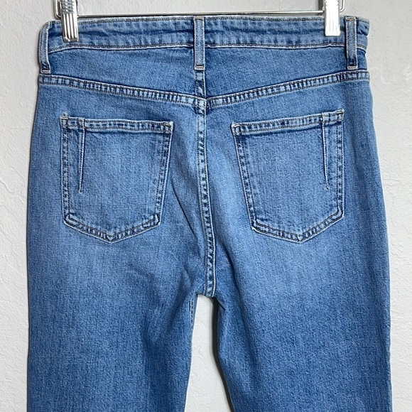 DEREK LAN 10 CROSBY Lucia Front Slit Italian Denim High Waist Jeans Size 29 - Picture 10 of 14